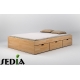 Łóżko drewniane Turkus