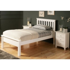 Białe łóżko Arabis