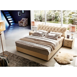 Łóżko w stylu chesterfield Gabon
