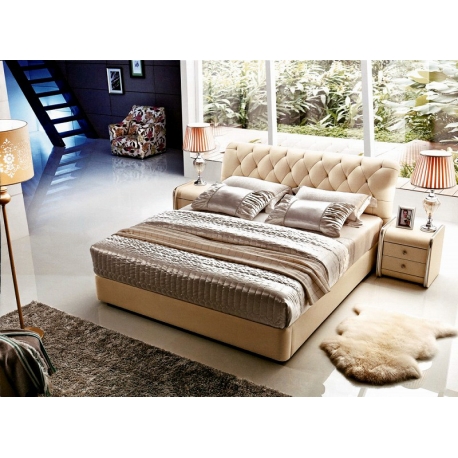 Łóżko w stylu chesterfield Gabon