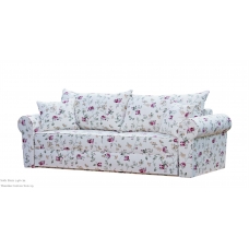 Sofa w wzory kwiatowe Roza