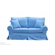 Klasyczna niebieska sofa w Brylant 208 cm