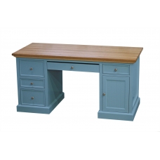 Niebieskie biurko w stylu prowansalskim Moris