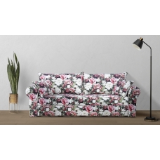 Klasyczna sofa w kwiaty Roza
